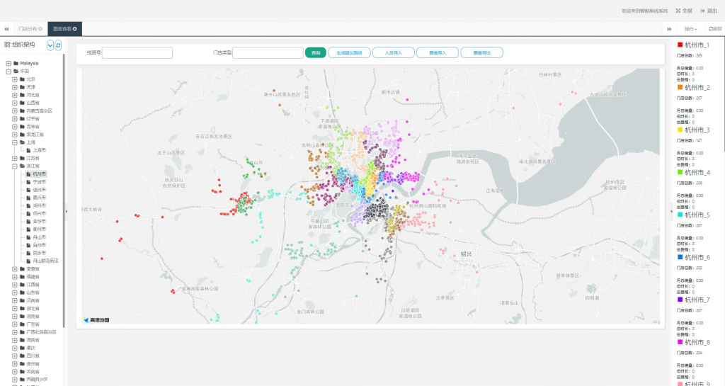 终端门店智能排线系统